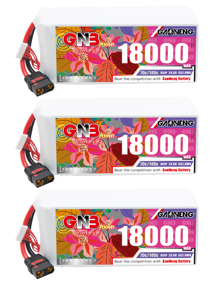GAONENG GNB 8S1P 22.2V 18000mAh 70C RC LiPo Battery QS8