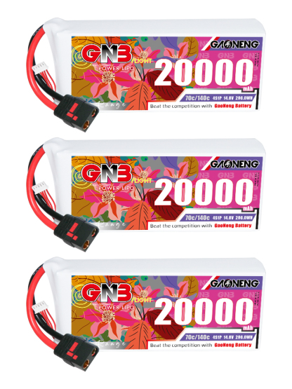 GAONENG GNB 4S1P 14.8V 20000mAh 70C RC LiPo Battery QS8
