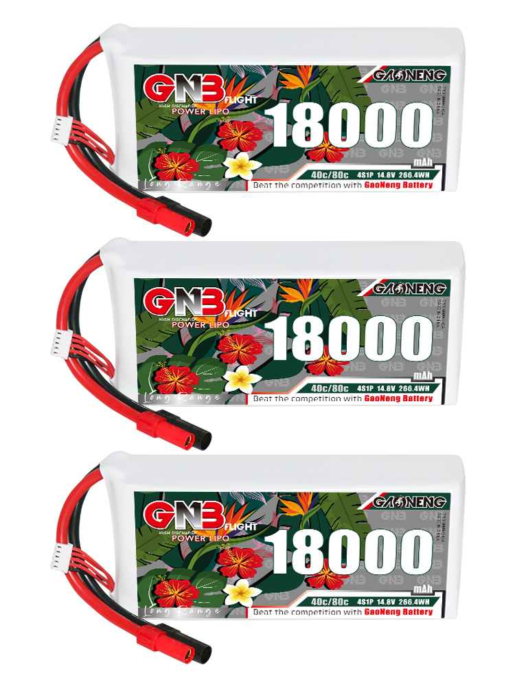 GAONENG GNB 4S1P 14.8V 18000mAh 40C RC LiPo Battery XT150