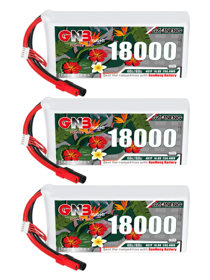 GAONENG GNB 4S1P 14.8V 18000mAh 40C RC LiPo Battery XT150