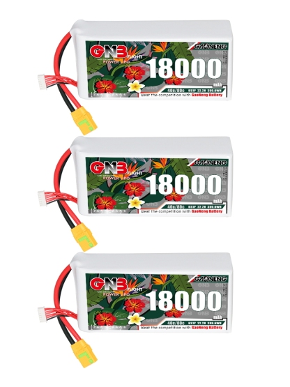 GAONENG GNB 6S1P 22.2V 18000mAh 40C RC LiPo Battery XT90S Anti-Spark