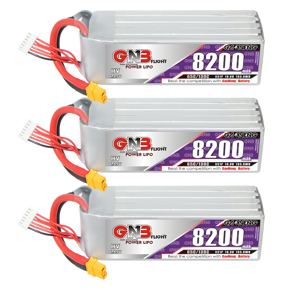 GAONENG GNB HV 5S 19.0V 8200mAh 65C XT60 LiPo Battery