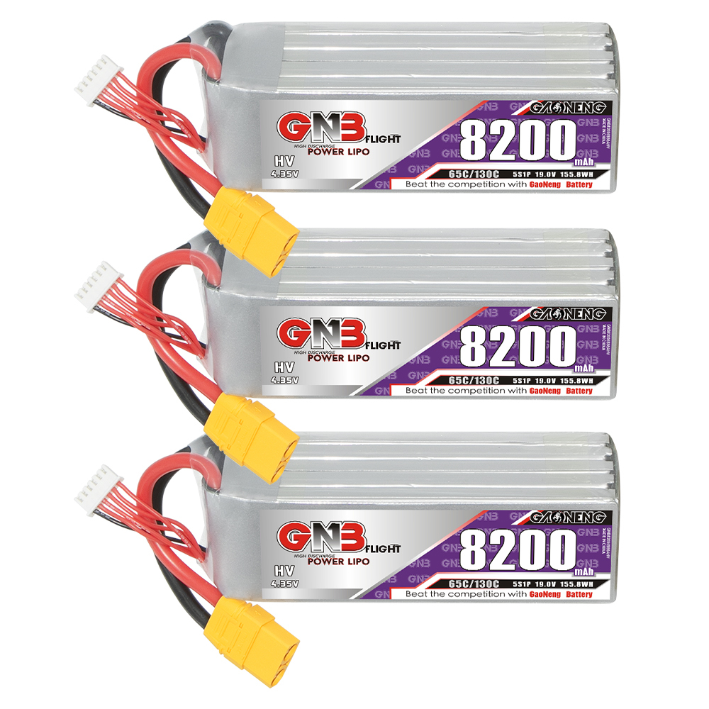 GAONENG GNB HV 5S 19.0V 8200mAh 65C XT90 LiPo Battery