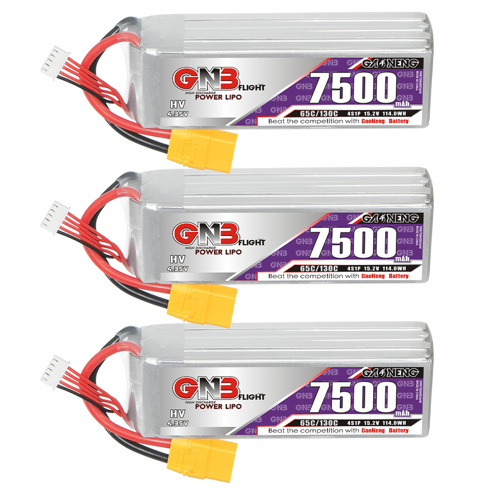 GAONENG GNB HV 4S 15.2V 7500mAh 65C XT90 LiPo Battery