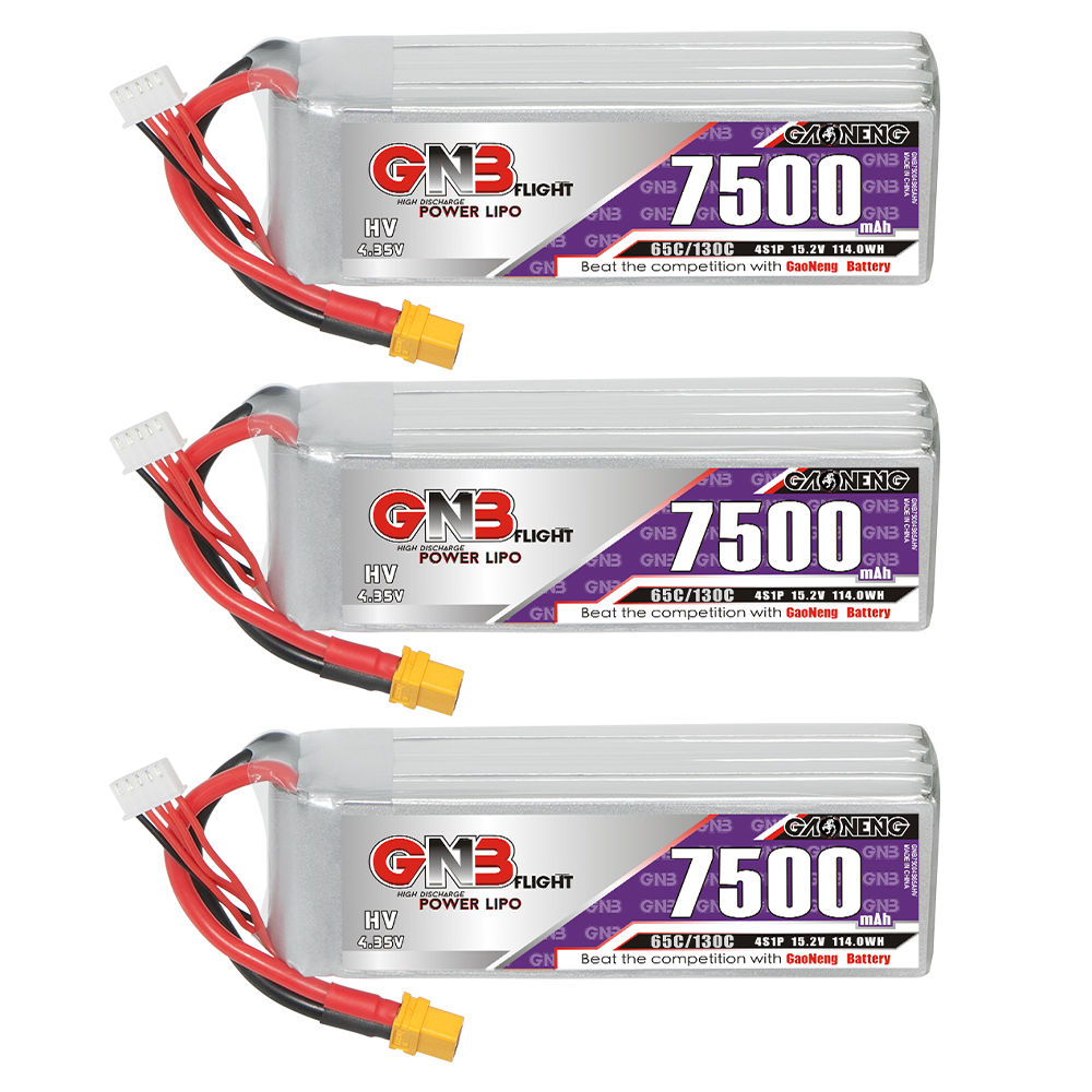 GAONENG GNB HV 4S 15.2V 7500mAh 65C XT60 LiPo Battery