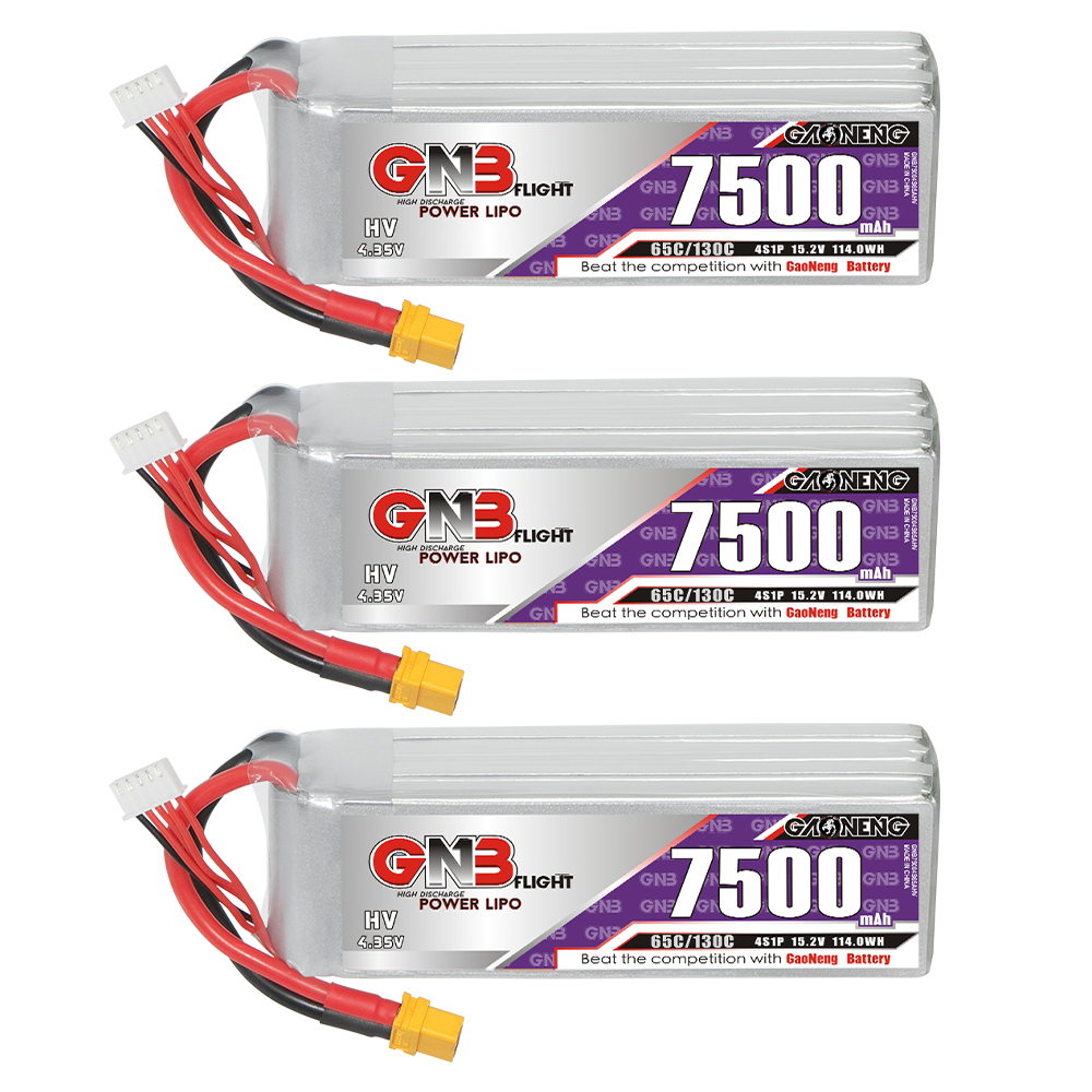 GAONENG GNB HV 4S 15.2V 7500mAh 65C XT60 LiPo Battery