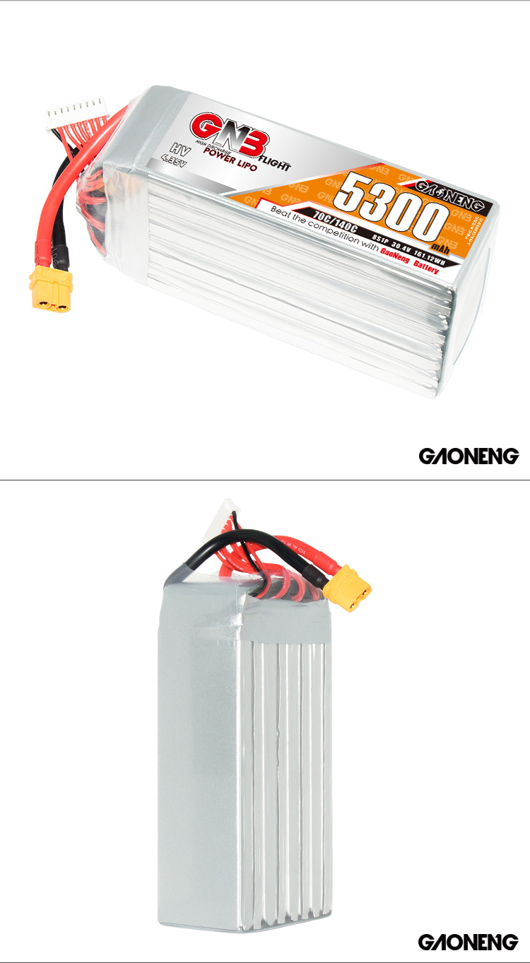 GAONENG GNB HV 8S 30.4V 5300mAh 70C LiPo Battery XT60
