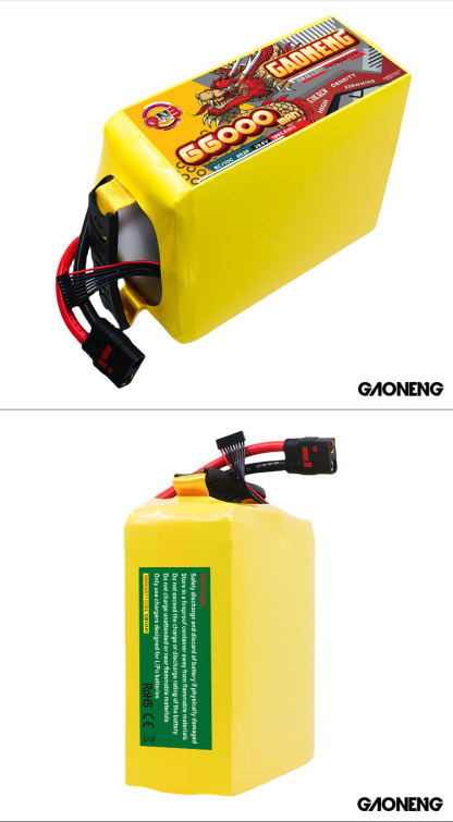 GAONENG GNB 66000mah 8S 29.6V 5C QS8 Semi Solid State Li-ion Battery 335WH/kg