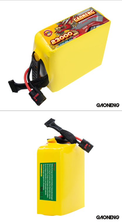 GAONENG GNB 23000mah18S 66.6V 5C QS8 Semi Solid State Li-ion Battery 310WH/kg