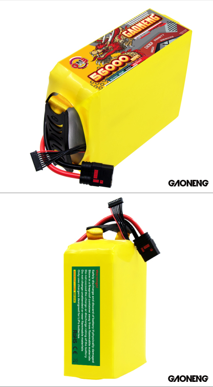 GAONENG GNB 56000mah 8S 29.6V 5C QS8 Semi Solid State Li-ion Battery 335WH/kg