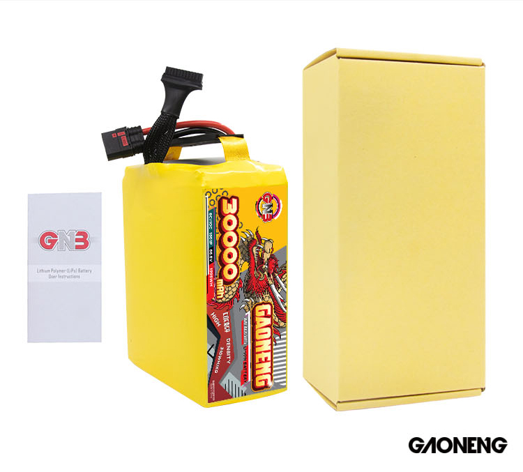 GAONENG GNB 30000mah 18S 66.6V 5C QS8 Semi Solid State Li-ion Battery 310WH/kg