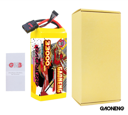 GAONENG GNB 33000mah 6S 22.2V 5C QS8 Semi Solid State Li-ion Battery 335WH/kg
