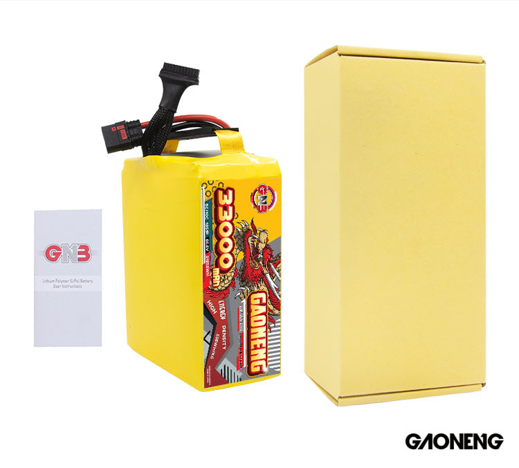 GAONENG GNB 33000mah 18S 66.6V 5C QS8 Semi Solid State Li-ion Battery 335WH/kg