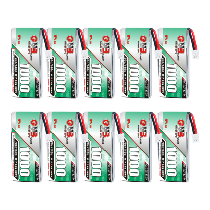 GAONENG GNB LiHV 1S 3.8V 1000mAh 70C PH2.0 Cabled LiPo Battery Long Range