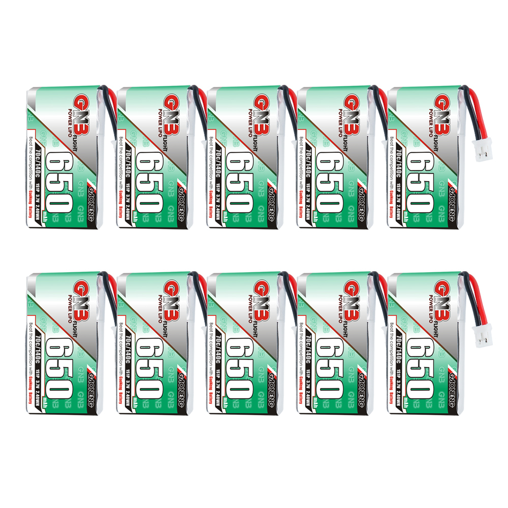 GAONENG GNB 1S 3.7V 650mAh 70C PH2.0 LiPo Battery