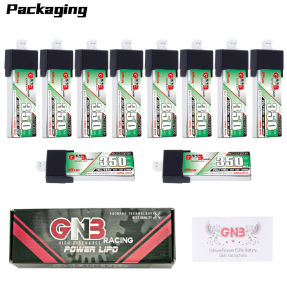 GAONENG GNB LiHV 1S 3.8V 350mAh 70C PH2.0 Plastic Head LiPo Battery