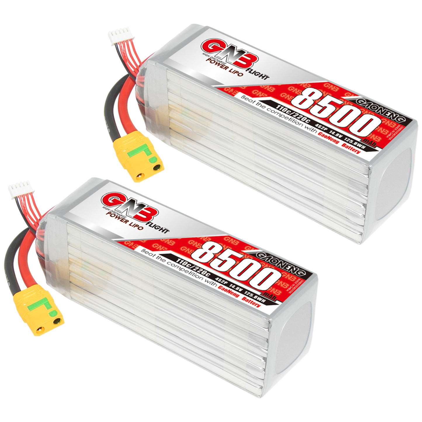 GAONENG GNB 4S 14.8V 8500mAh 110C RC LiPo Battery XT90S Anti Spark