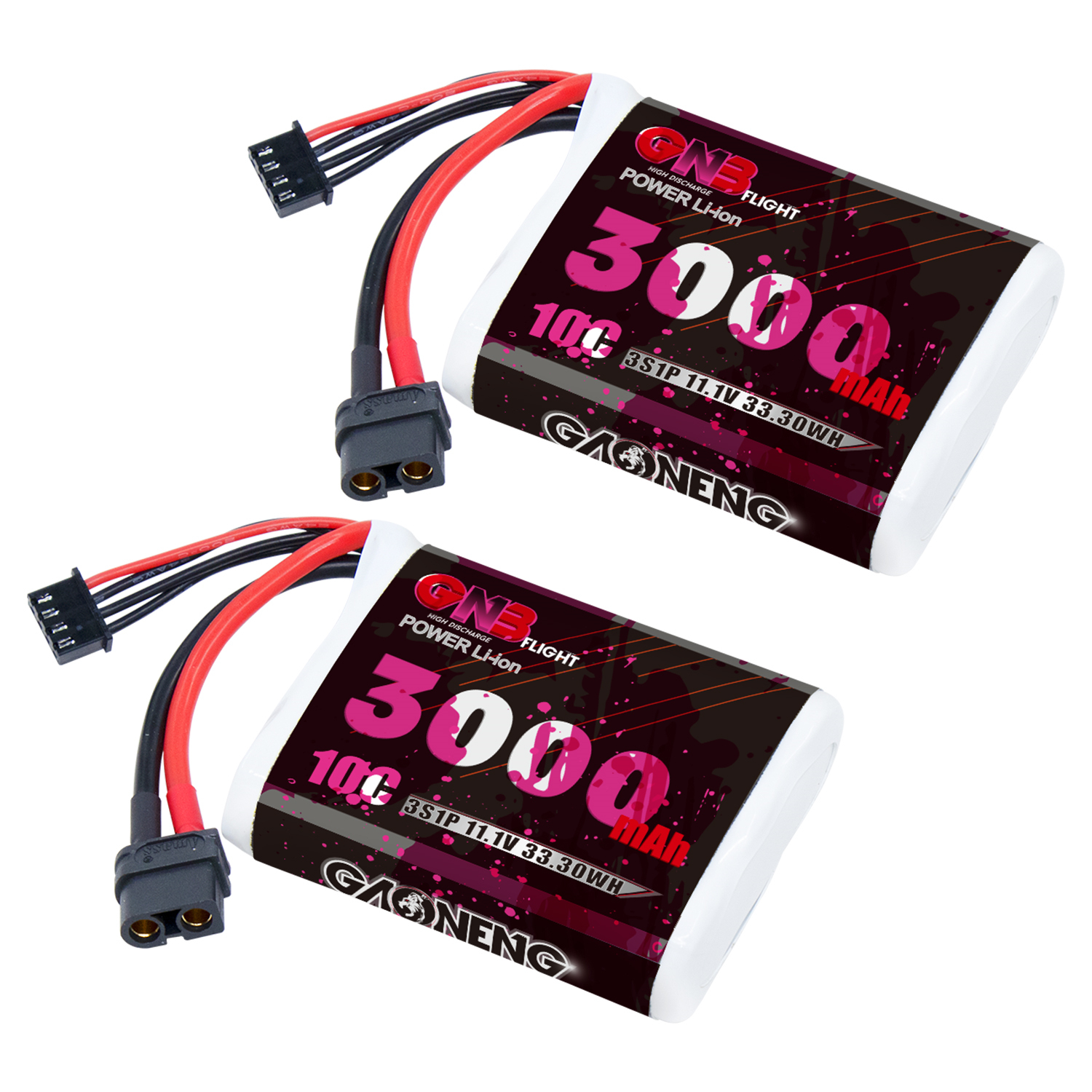 GAONENG GNB 3S 11.1V 3000mAh 10C XT60 Li-ion Battery made with Sony 18650 VTC6