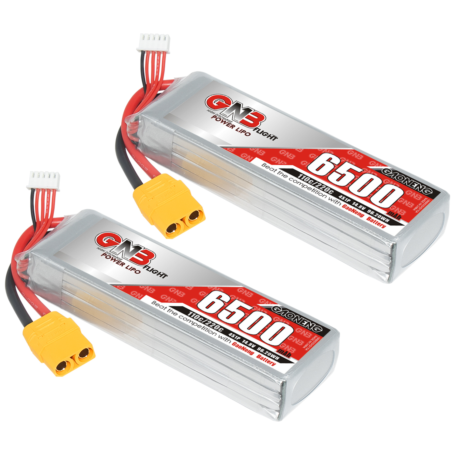 GAONENG GNB 4S 14.8V 6500mAh 110C XT90 LiPo Battery