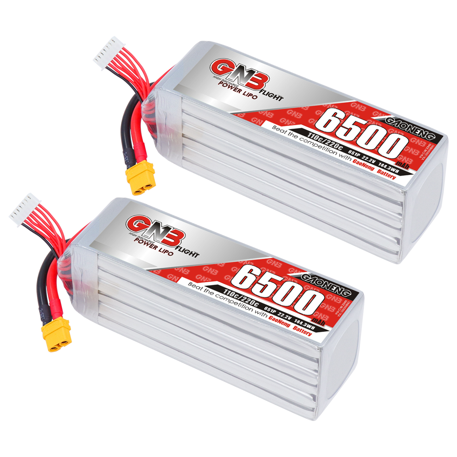 GAONENG GNB 6S 22.2V 6500mAh 110C LiPo Battery XT60