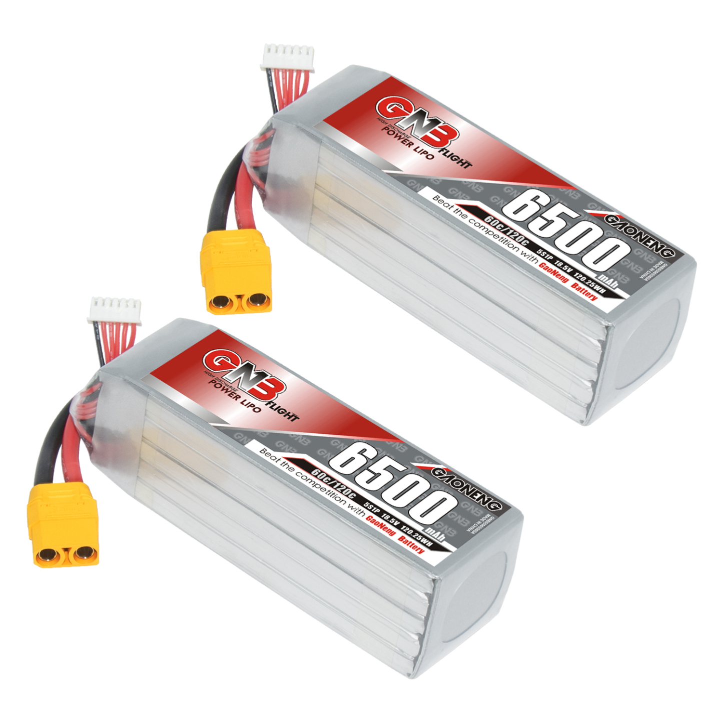 GAONENG GNB 5S 18.5V 6500mAh 60C LiPo Battery XT90