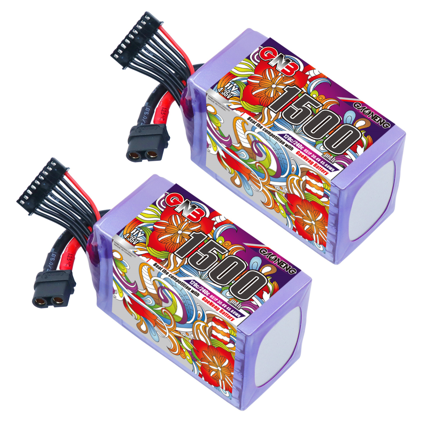 GAONENG GNB LiHV 6S 22.8V 1500mAh 120C XT60 RC LiPo Battery FPV Drone