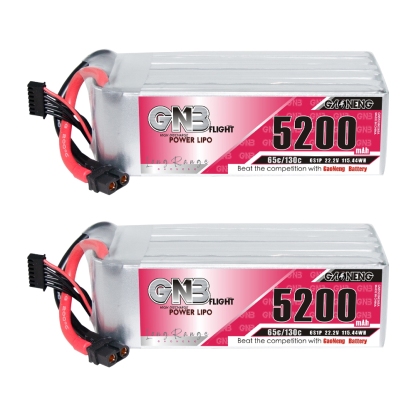 GAONENG GNB 6S 22.2V 5200mAh 65C LiPo Battery XT60