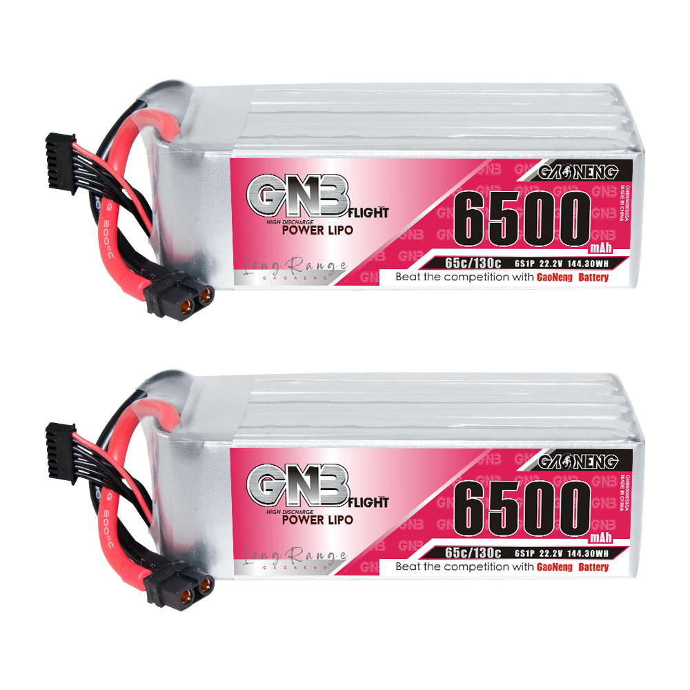 GAONENG GNB 6S 22.2V 6500mAh 65C LiPo Battery XT60