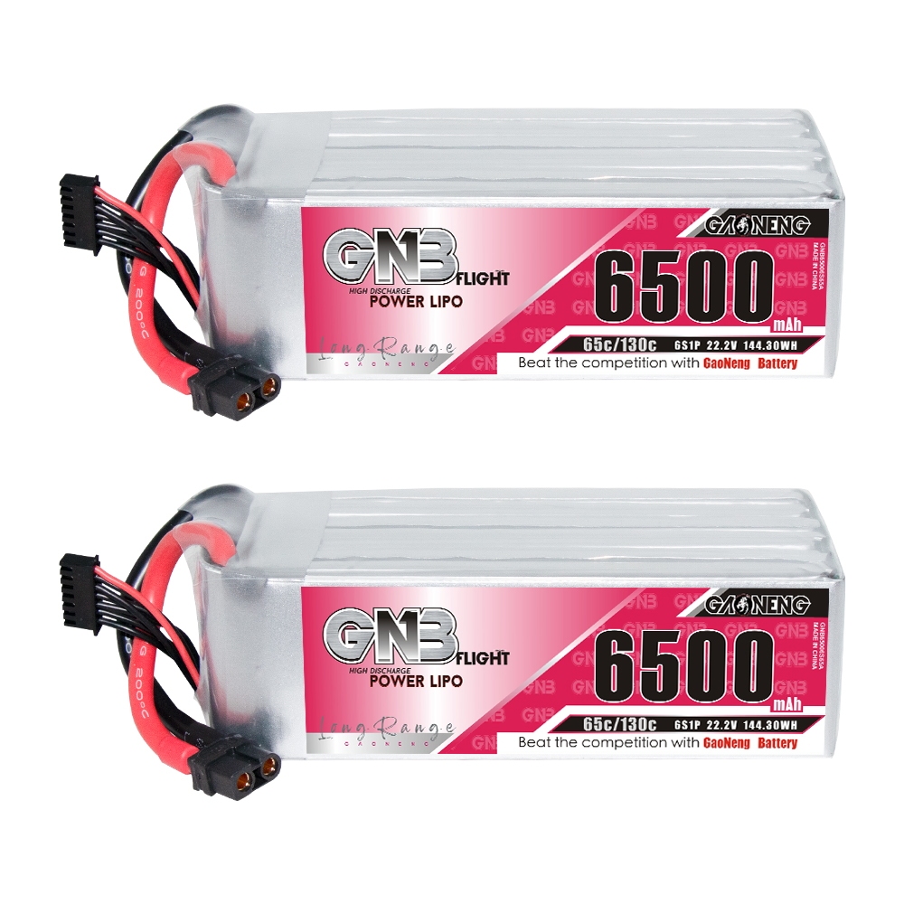GAONENG GNB 6S 22.2V 6500mAh 65C LiPo Battery XT60