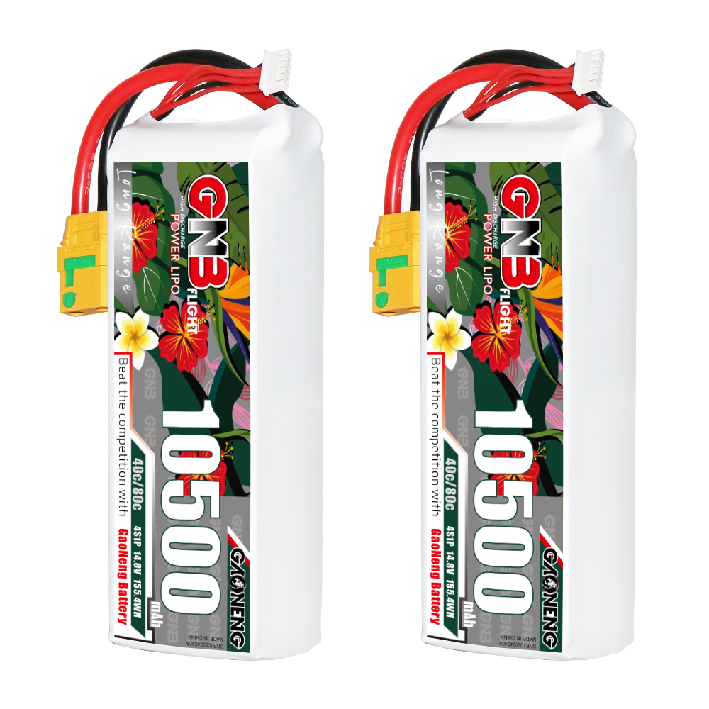 GAONENG GNB 4S 14.8V 10500mah 40C LiPo Battery XT90