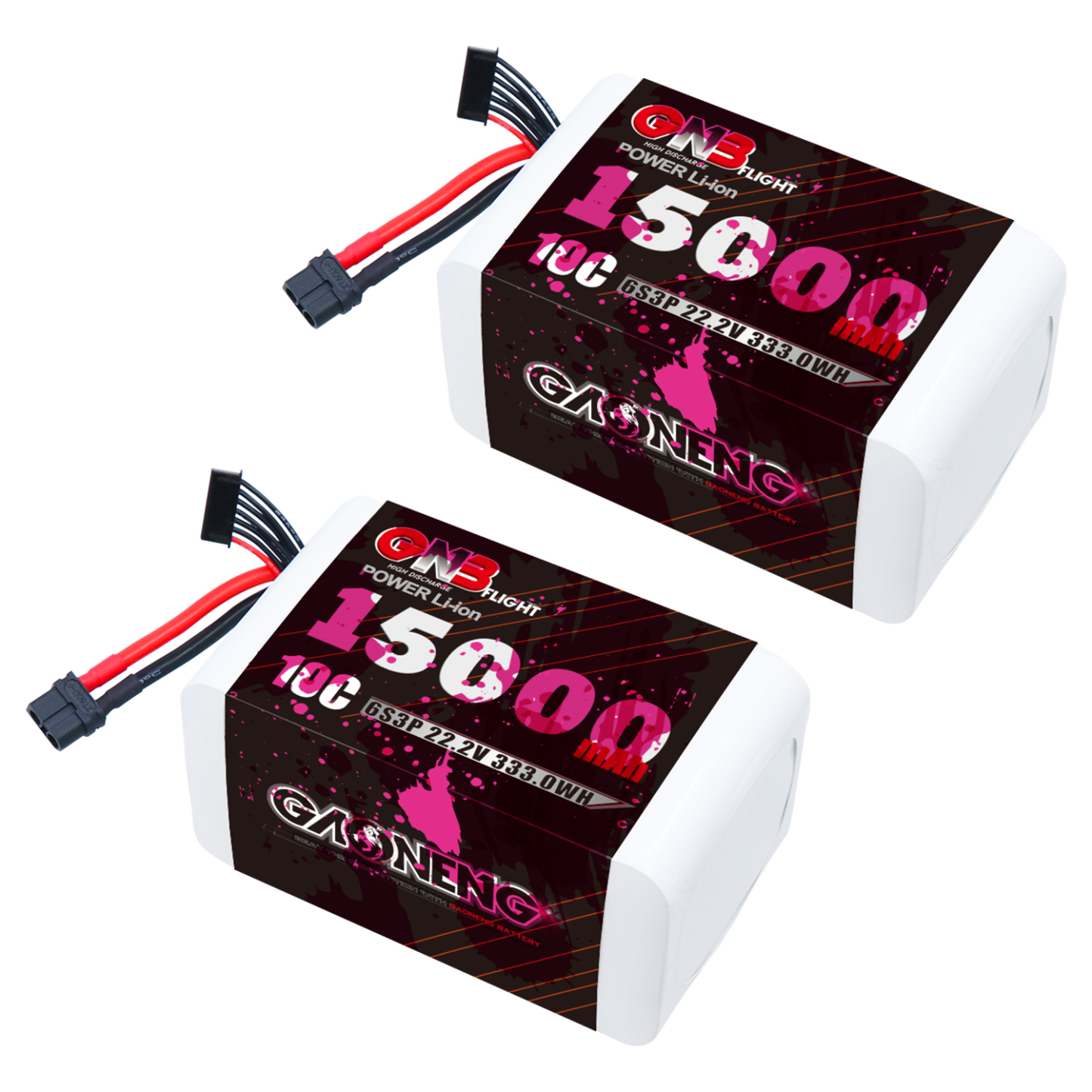 GAONENG GNB 6S 22.2V 15000mAh 10C XT60 Li-ion Battery made with Samsung 21700 50S
