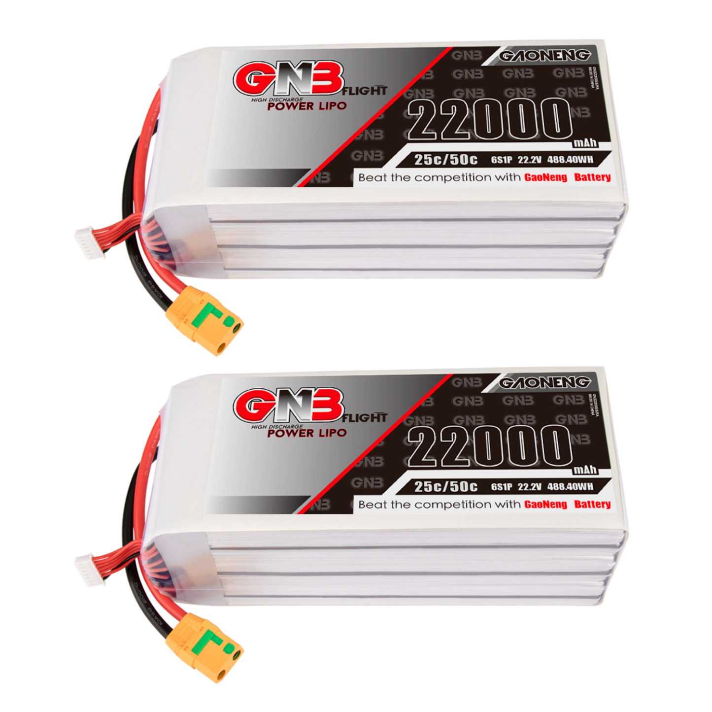 GAONENG GNB 6S1P 22.2V 22000mAh 25C RC LiPo Battery XT90