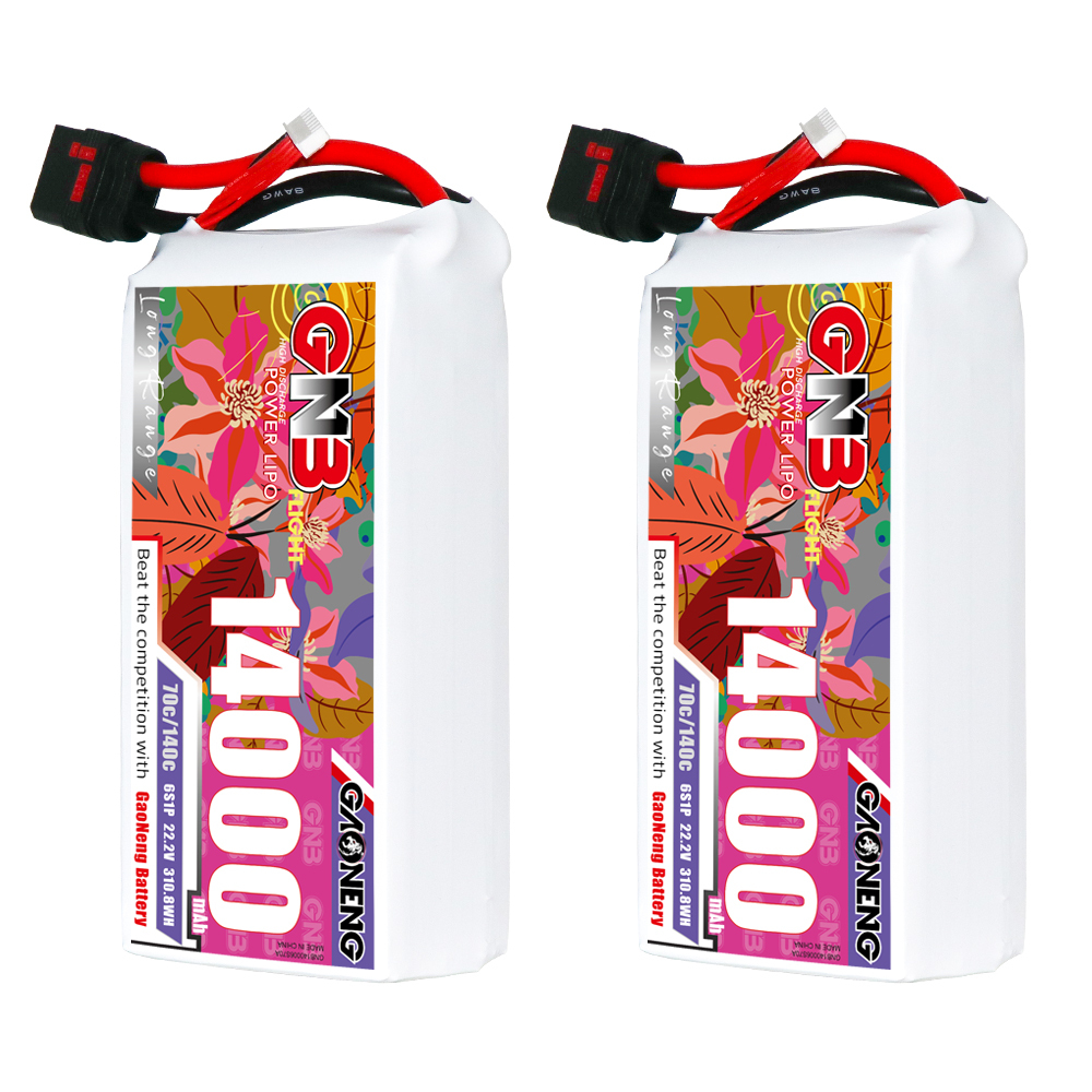 GAONENG GNB 6S1P 22.2V 14000mAh 70C RC LiPo Battery QS8