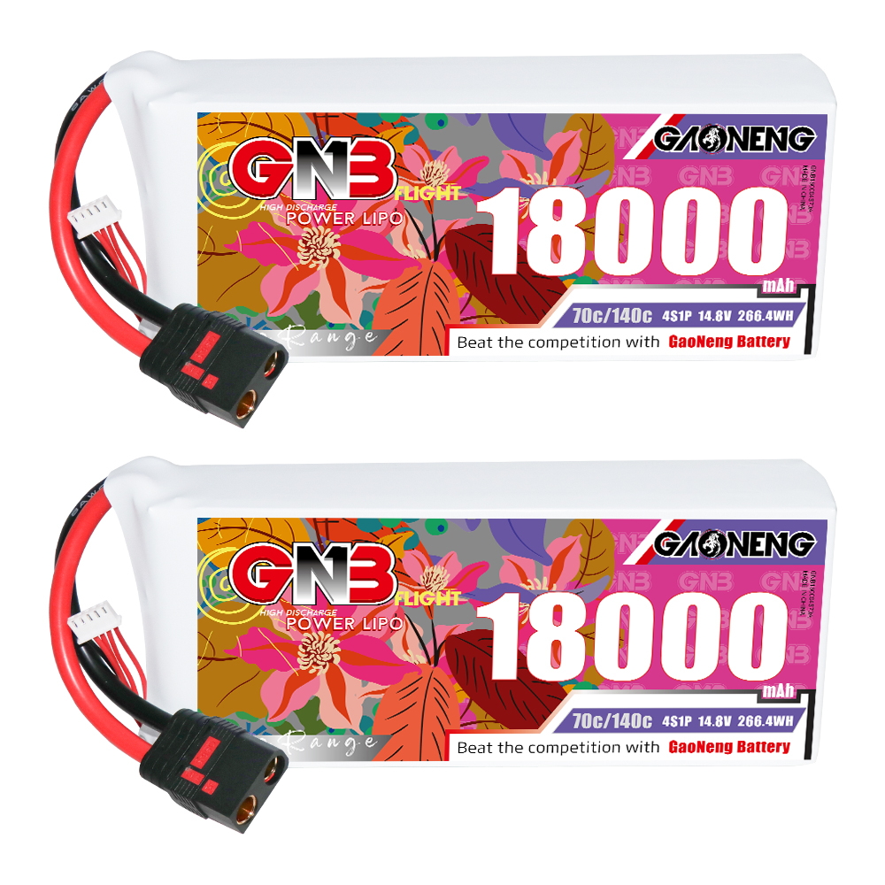 GAONENG GNB 4S1P 14.8V 18000mAh 70C RC LiPo Battery QS8