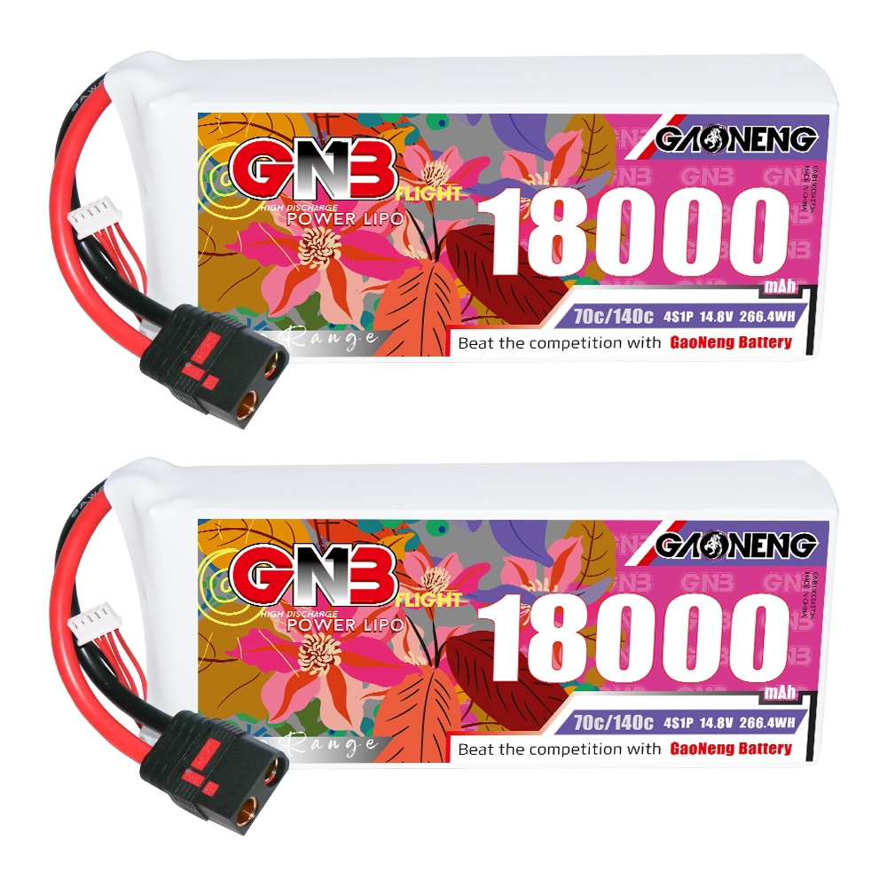 GAONENG GNB 4S1P 14.8V 18000mAh 70C RC LiPo Battery QS8