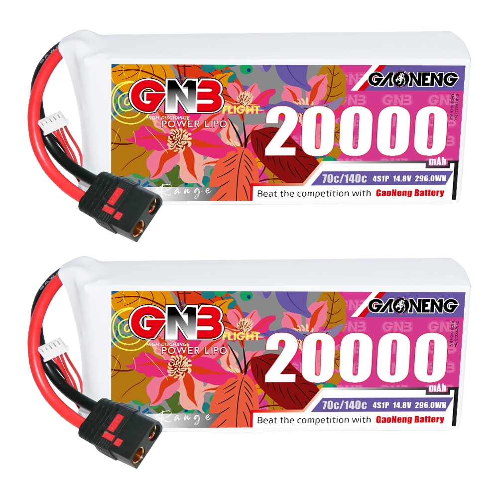 GAONENG GNB 4S1P 14.8V 20000mAh 70C RC LiPo Battery QS8