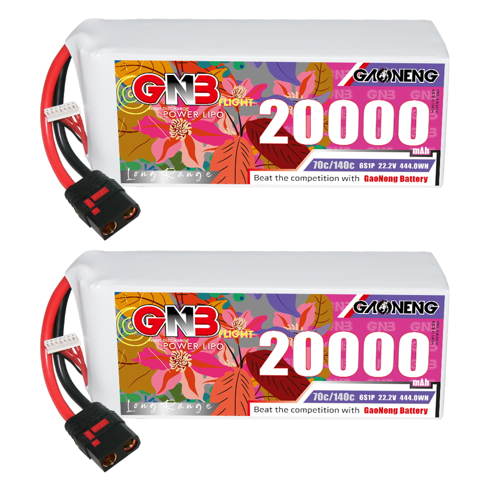 GAONENG GNB 6S1P 22.2V 20000mAh 70C RC LiPo Battery QS8