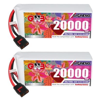 GAONENG GNB 6S1P 22.2V 20000mAh 70C RC LiPo Battery QS8