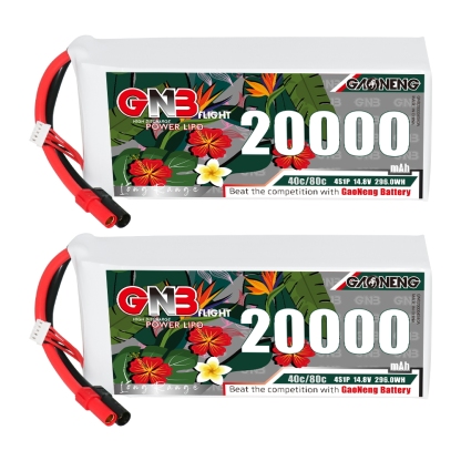 GAONENG GNB 4S1P 14.8V 20000mAh 40C RC LiPo Battery XT150