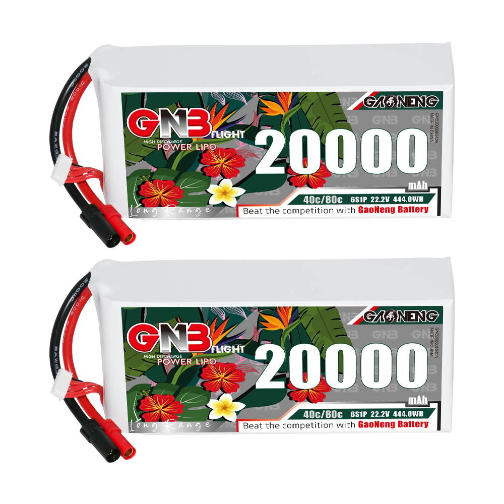 GAONENG GNB 6S1P 22.2V 20000mAh 40C RC LiPo Battery XT150