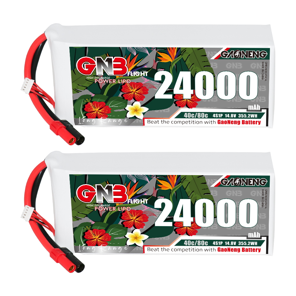 GAONENG GNB 4S1P 14.8V 24000mAh 40C RC LiPo Battery XT150