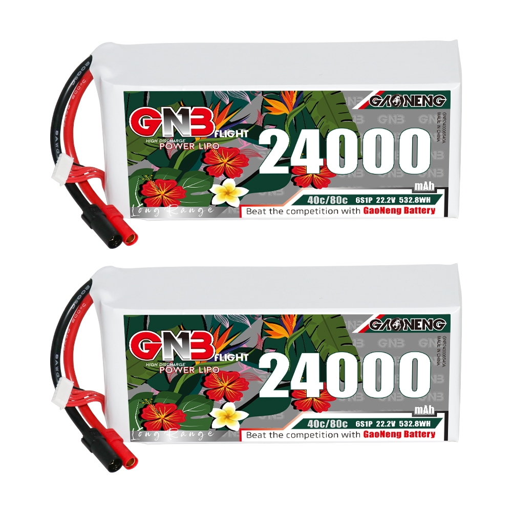 GAONENG GNB 6S1P 22.2V 24000mAh 40C RC LiPo Battery XT150