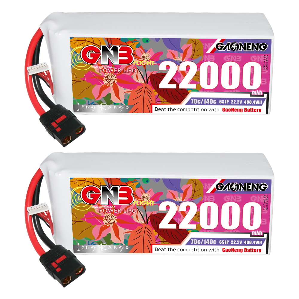GAONENG GNB 6S1P 22.2V 22000mAh 70C RC LiPo Battery QS8
