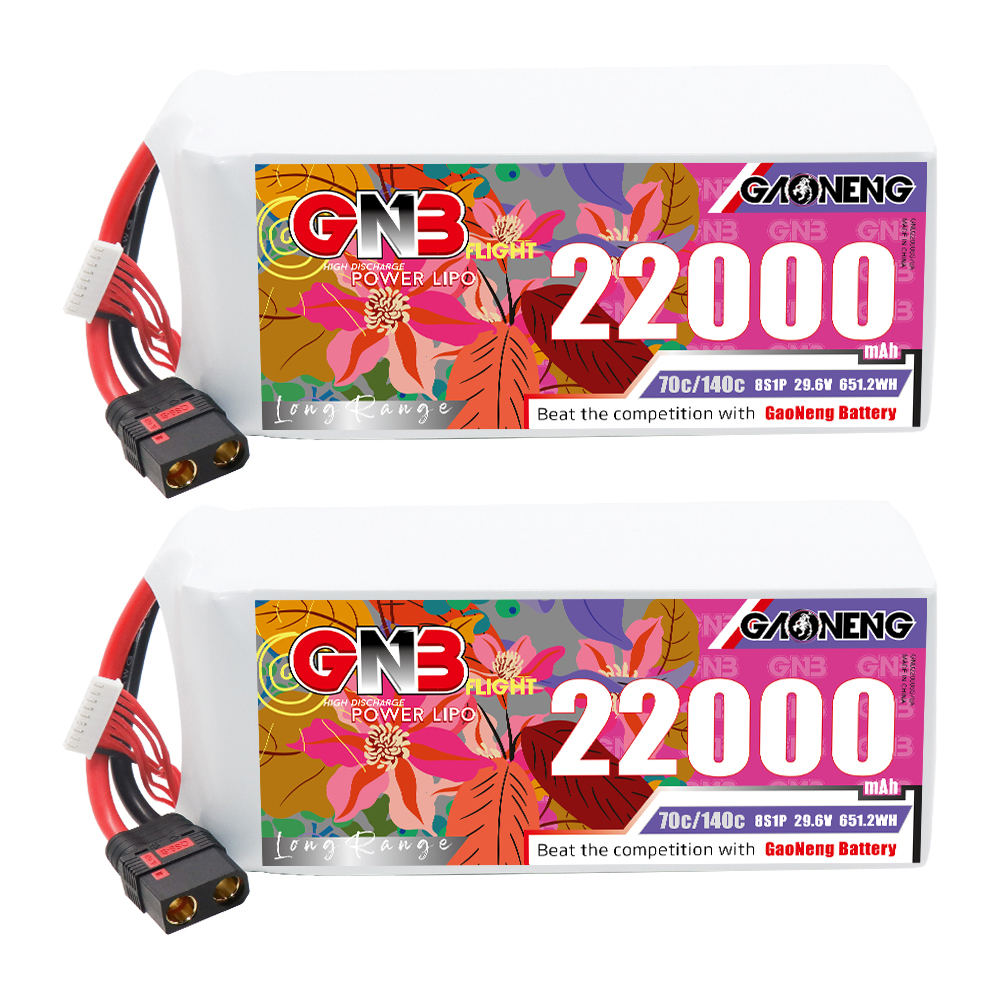 GAONENG GNB 8S1P 29.6V 22000mAh 70C RC LiPo Battery QS8