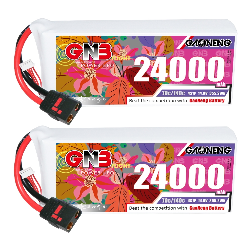 GAONENG GNB 4S1P 14.8V 24000mAh 70C RC LiPo Battery QS8