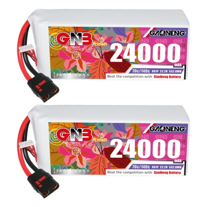 GAONENG GNB 6S1P 22.2V 24000mAh 70C RC LiPo Battery QS8