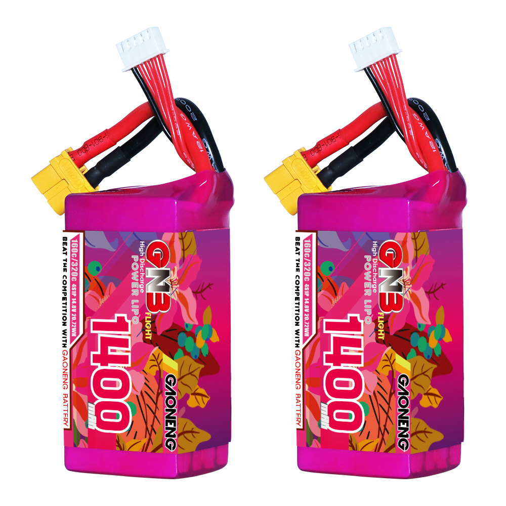 GAONENG GNB 4S 14.8V 1400mAh 160C XT60 LiPo Battery