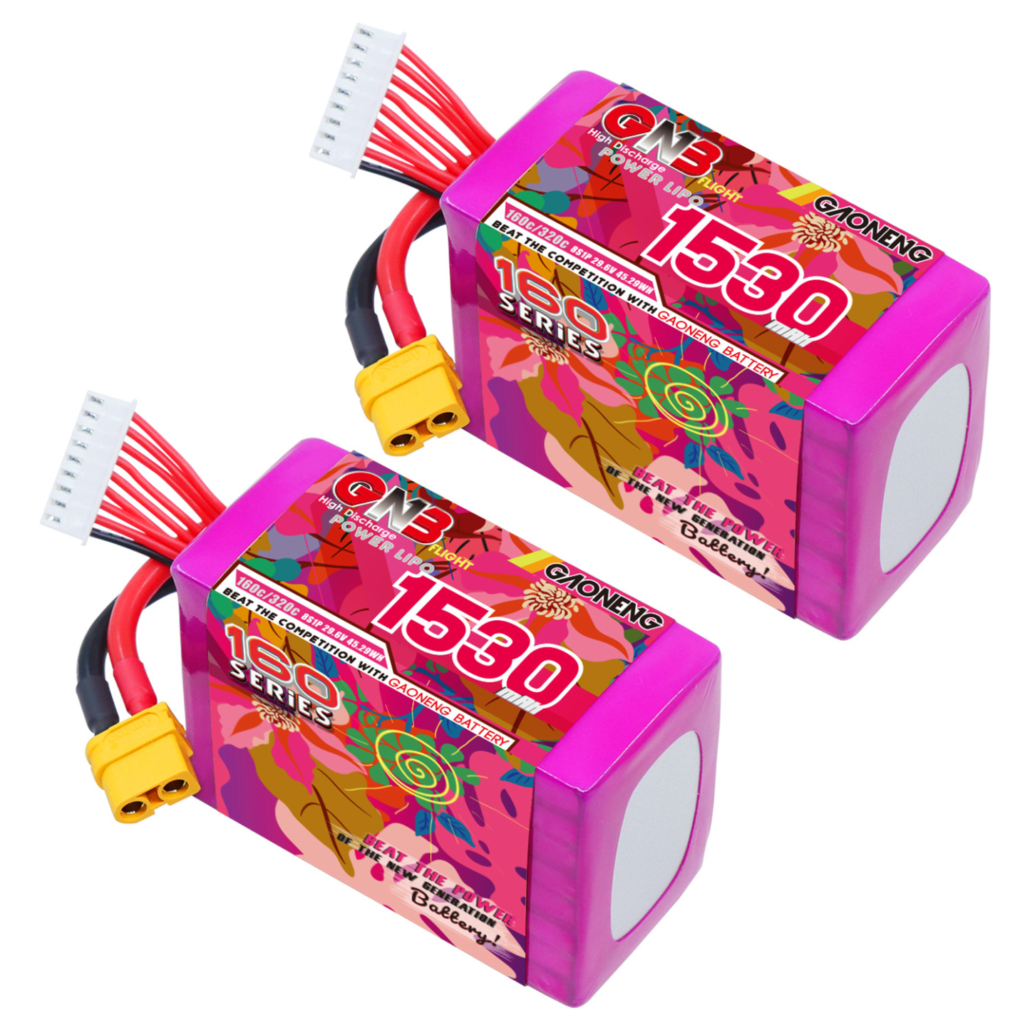 GAONENG GNB 8S 29.6V 1100mAh 120C XT60 RC LiPo Battery FPV Drone Quads