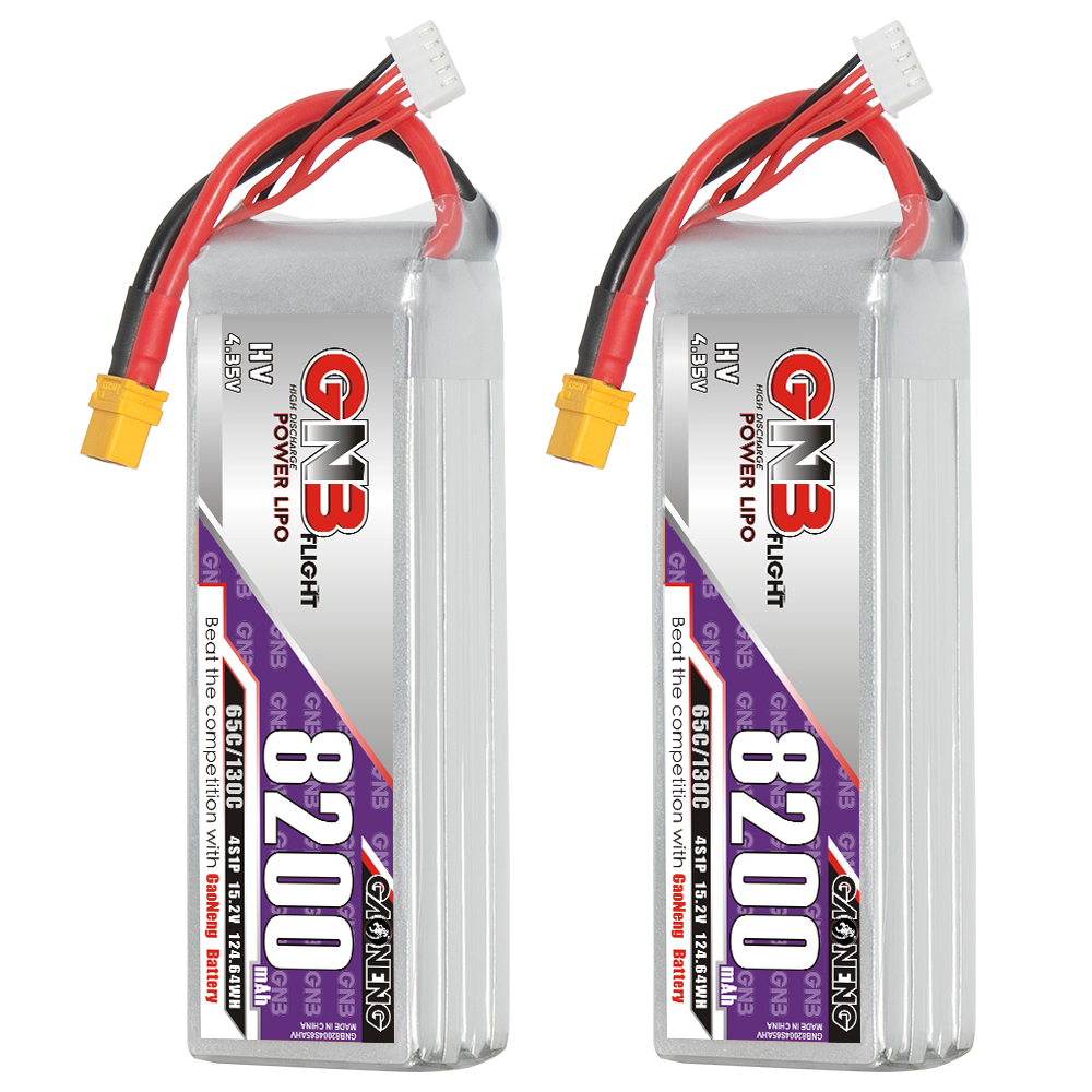 GAONENG GNB HV 4S 15.2V 8200mAh 65C XT60 LiPo Battery