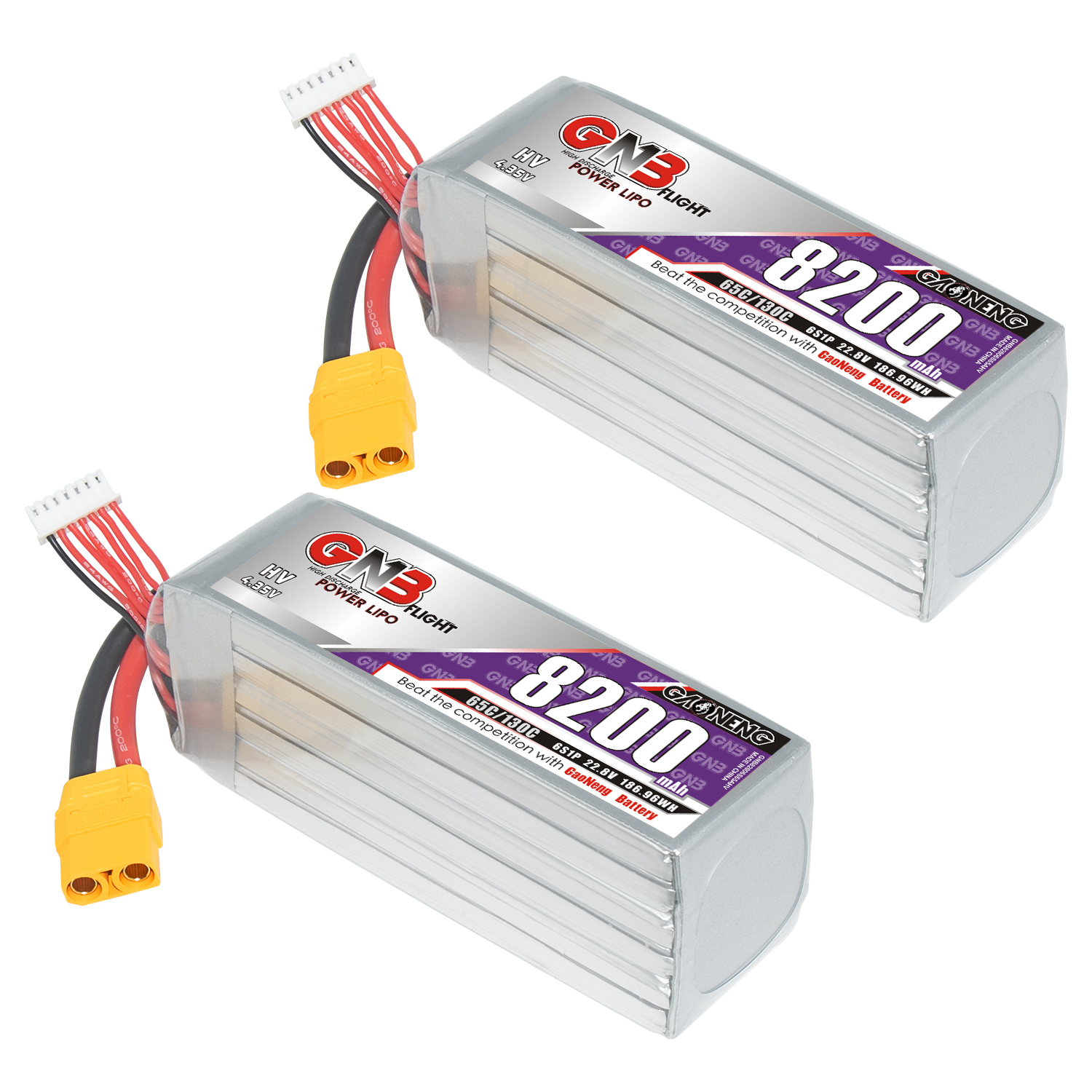 GAONENG GNB HV 6S 22.8V 8200mAh 65C XT90 LiPo Battery